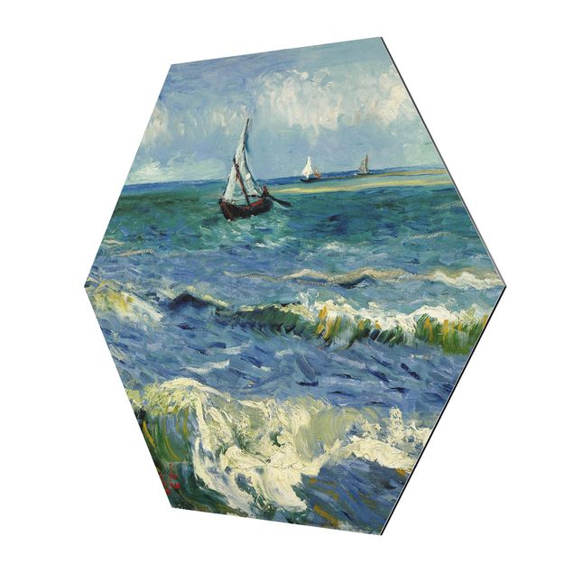 Quadro paesaggio Vincent Van Gogh - Paesaggio marino vicino a Les Saintes-Maries-De-La-Mer