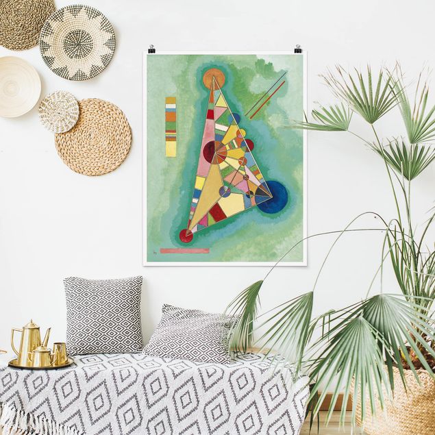 Quadri espressionisti Wassily Kandinsky - Variegatura nel triangolo