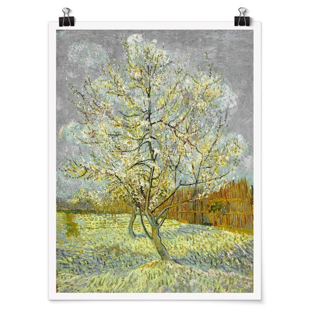 Stampe quadri famosi Vincent van Gogh - Pesco in fiore