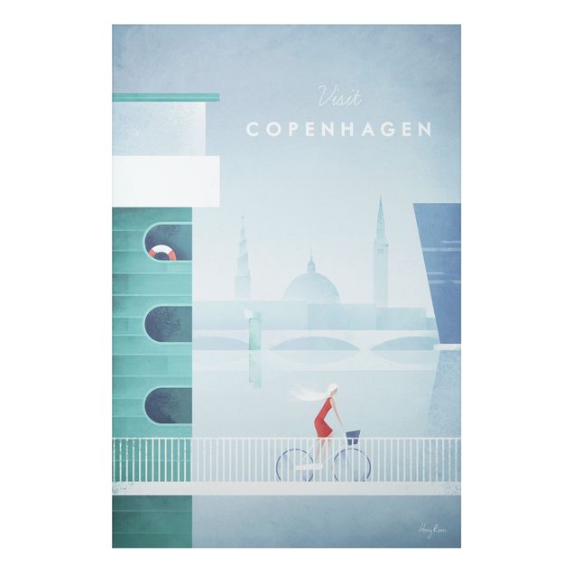 Riproduzioni quadri Poster di viaggio - Copenaghen