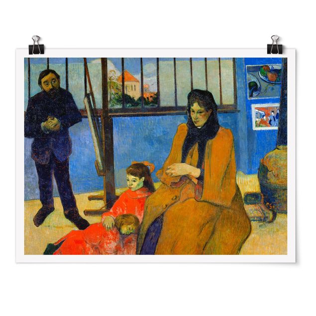Quadri moderni per arredamento Paul Gauguin - La famiglia Schuffenecker