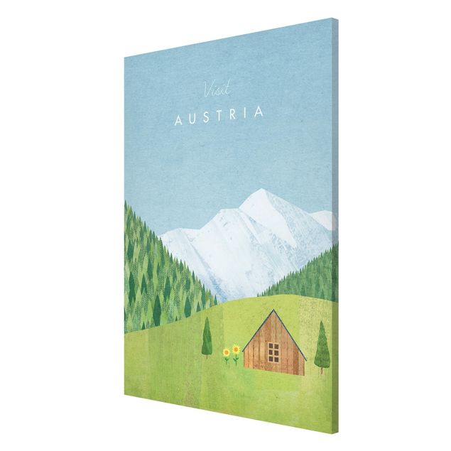 Quadro moderno Campagna turistica - Austria