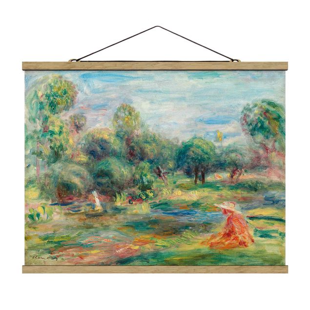 Quadri alberi Auguste Renoir - Paesaggio a Cagnes