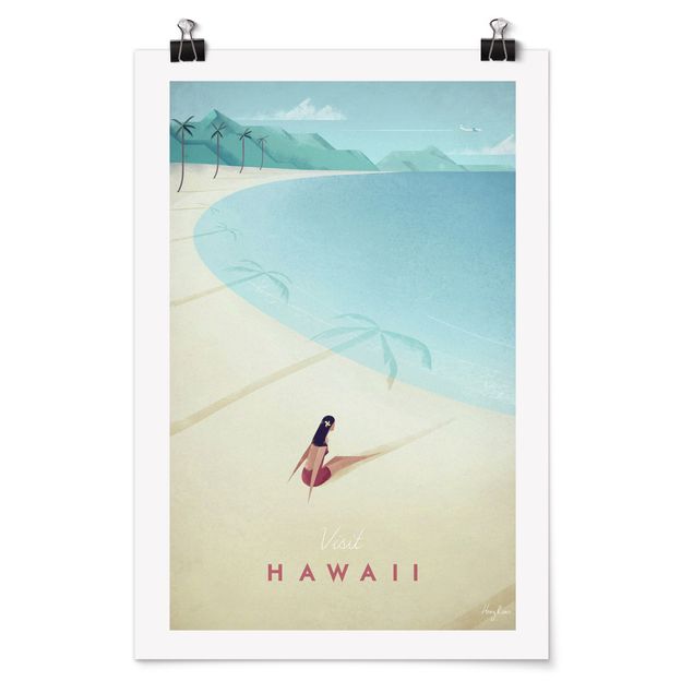 Quadro spiaggia Poster di viaggio - Hawaii