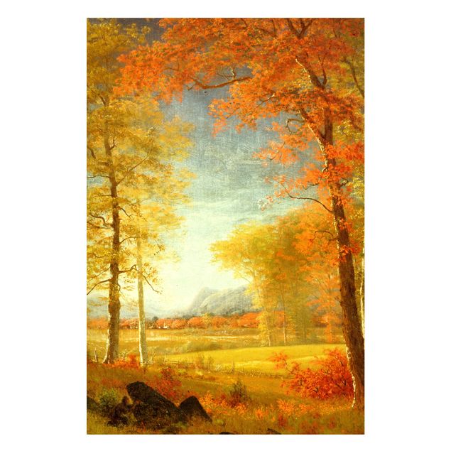 Quadro New york Albert Bierstadt - Autunno nella contea di Oneida, New York