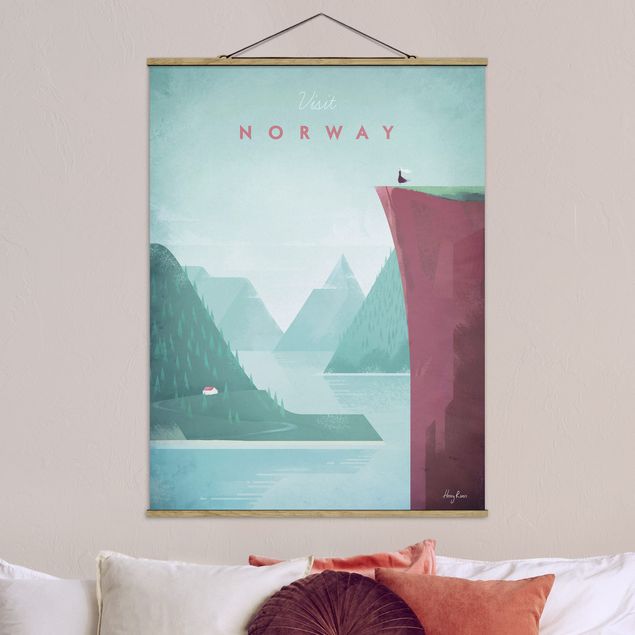Quadri paesaggistici Poster di viaggio - Norvegia