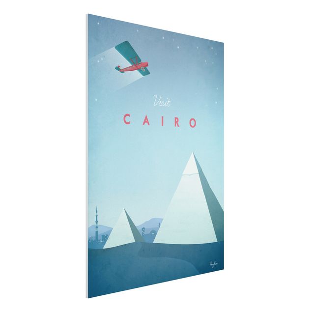 Quadro vintage Poster di viaggio - Il Cairo