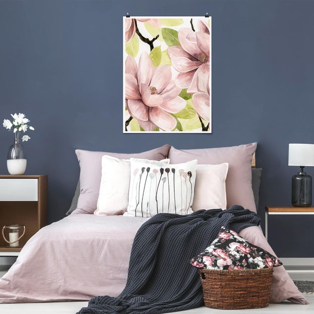Quadri fiori Magnolia Blushing II