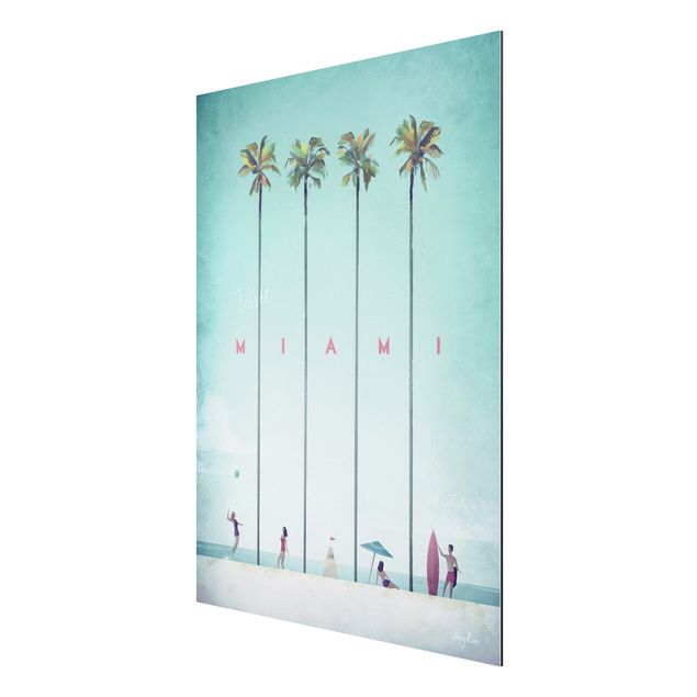 Quadro spiaggia Poster di viaggio - Miami