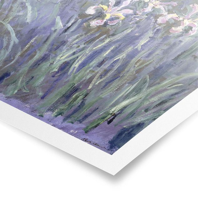 Quadri con fiori Claude Monet - Iris