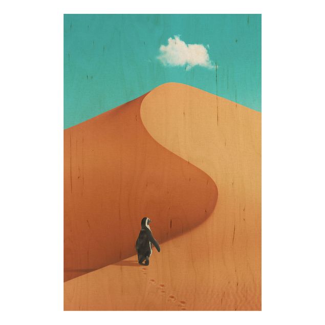 Quadri Jonas Loose Deserto con pinguino