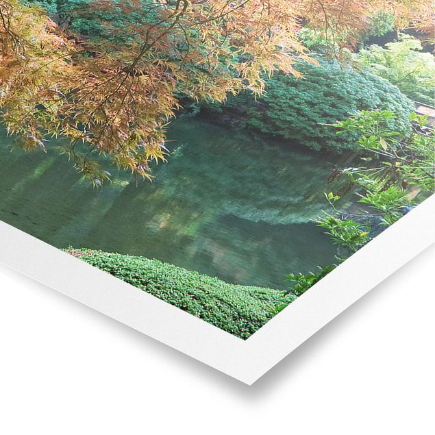 Poster paesaggi naturali Giardino giapponese