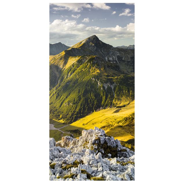 Tenda a pannello - Mountains and valley of the Lechtal Alps in Tirol 250x120cm