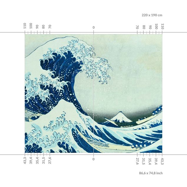 Rivestimento per doccia - Katsushika Hokusai - La grande onda di Kanagawa