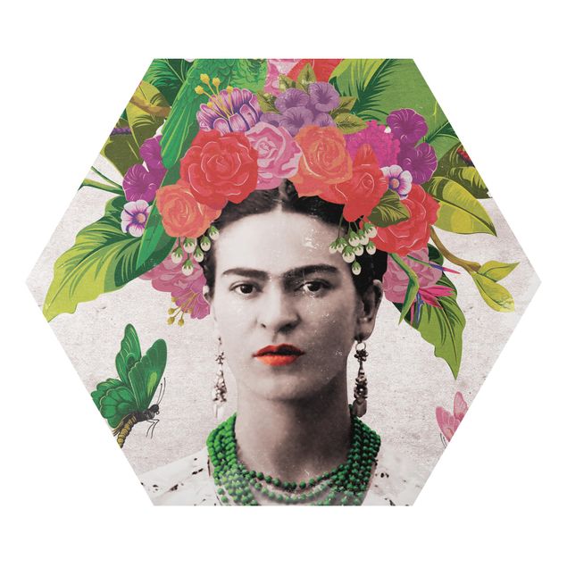 Riproduzione quadri famosi Frida Kahlo - Ritratto di fiori