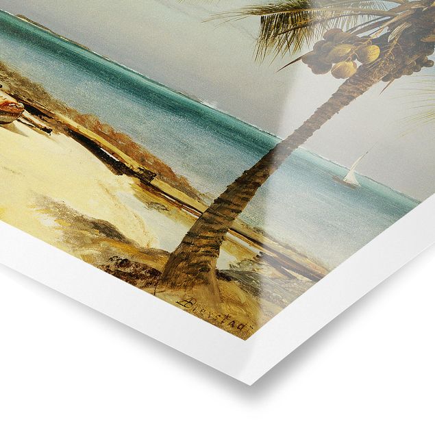 Stile artistico Albert Bierstadt - Costa tropicale