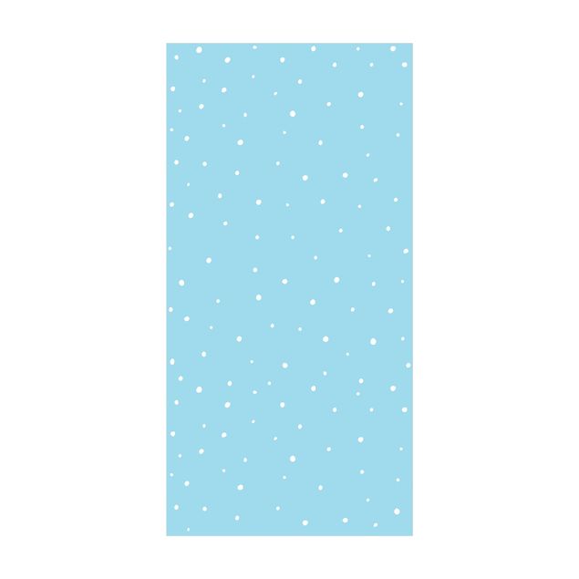 tappeto blu Disegno di piccoli punti su blu pastello