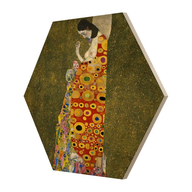 Quadri su legno Gustav Klimt - La speranza II