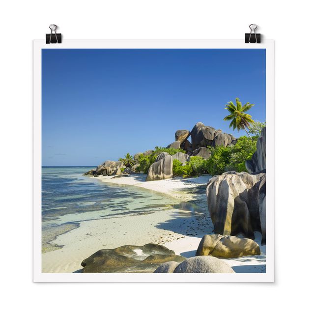 Quadri spiaggia Spiaggia da sogno Seychelles