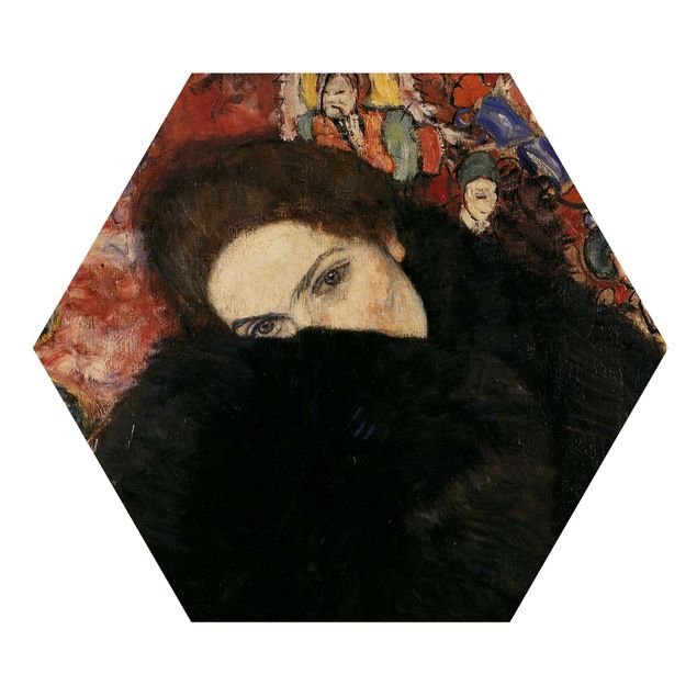 Quadri stampe Gustav Klimt - Signora con la muffola