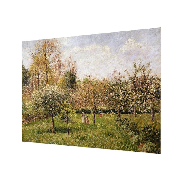 Riproduzioni Camille Pissarro - Primavera a Eragny