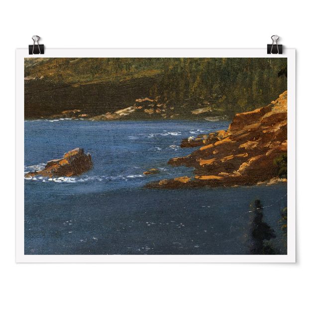 Quadro mare Albert Bierstadt - Costa della California