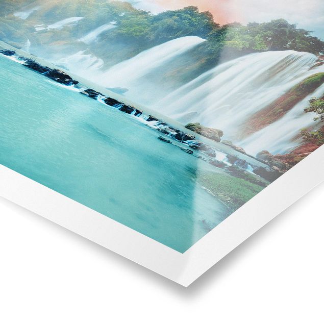 Poster paesaggio Panorama delle cascate