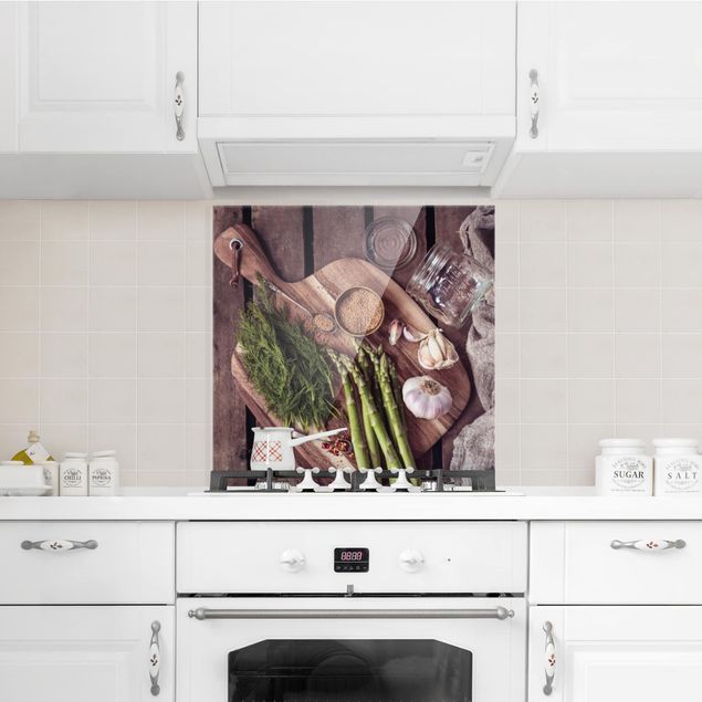 Decorazione cucina Asparagi rustici