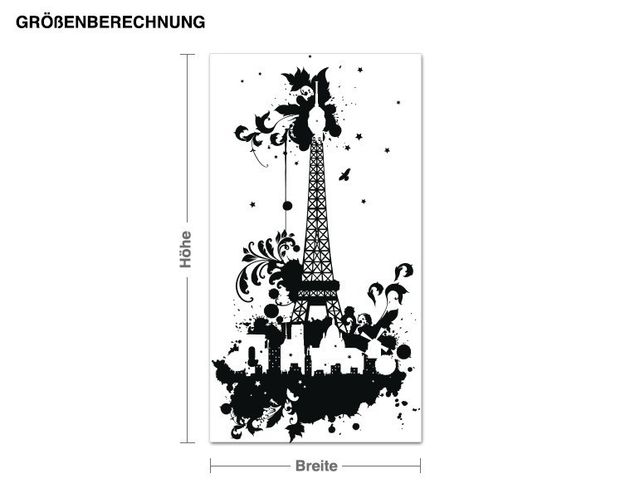 Adesivi murali città Torre Eiffel a Parigi