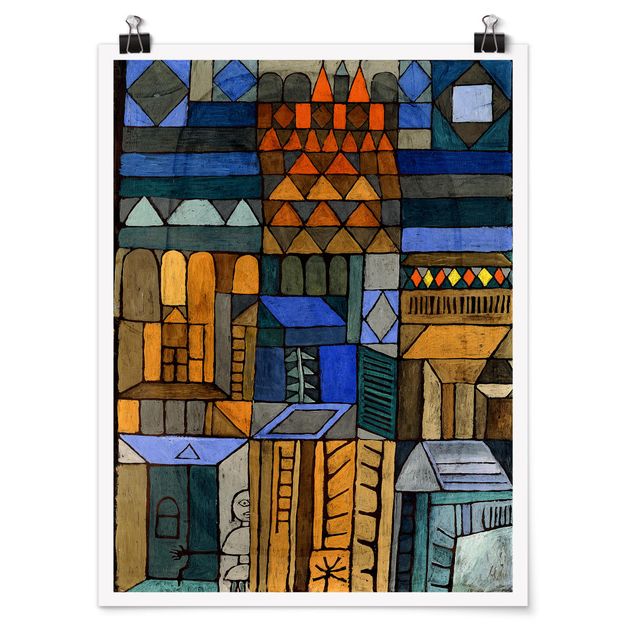 Quadro astratto Paul Klee - Inizio di freschezza