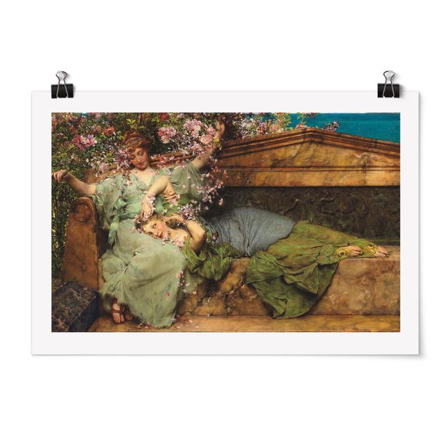 Quadri di fiori Sir Lawrence Alma-Tadema - Il giardino delle rose