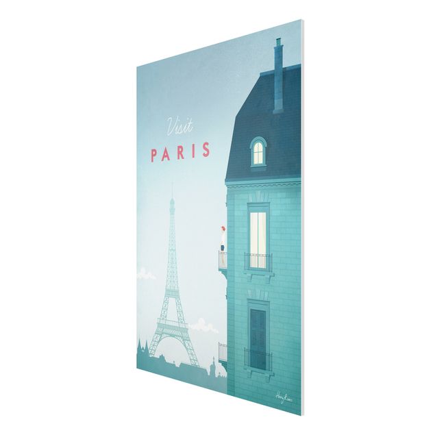 Quadro vintage Poster di viaggio - Parigi