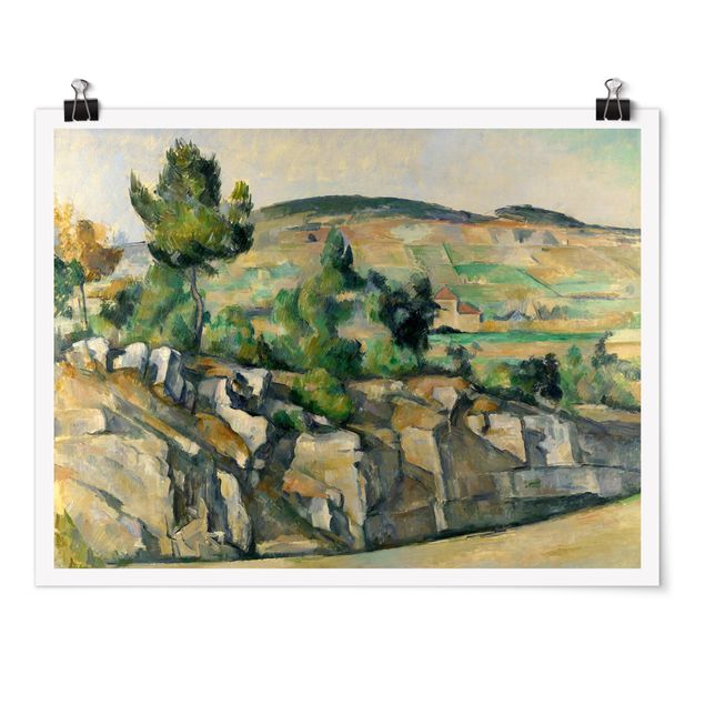 Quadri con paesaggio Paul Cézanne - Collina in Provenza