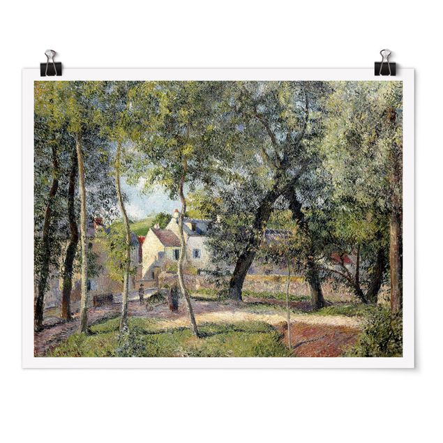 Quadri Romanticismo Camille Pissarro - Paesaggio a Osny vicino all'irrigazione