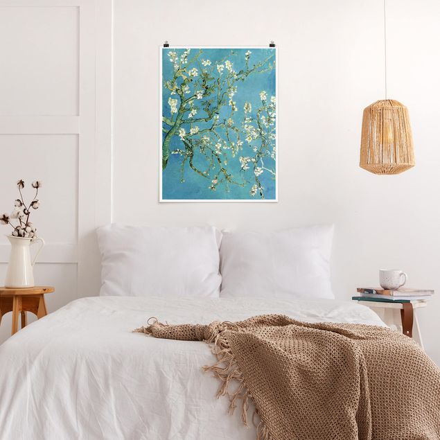 Quadro post impressionista Vincent Van Gogh - Mandorli in fiore