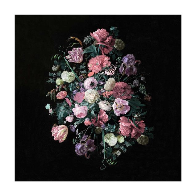 tappeti floreali Jan Davidsz De Heem - Bouquet di fiori scuri
