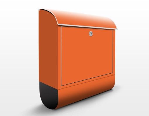 Cassette della posta a tinta unita Colore Arancione