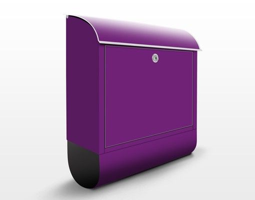 Cassette della posta a tinta unita Colore Viola
