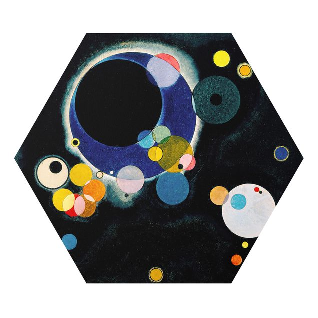 Quadri astratti moderni Wassily Kandinsky - Schizzo di cerchi