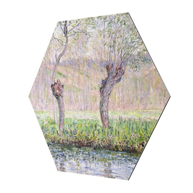 Quadri moderni   Claude Monet - Alberi di salice in primavera