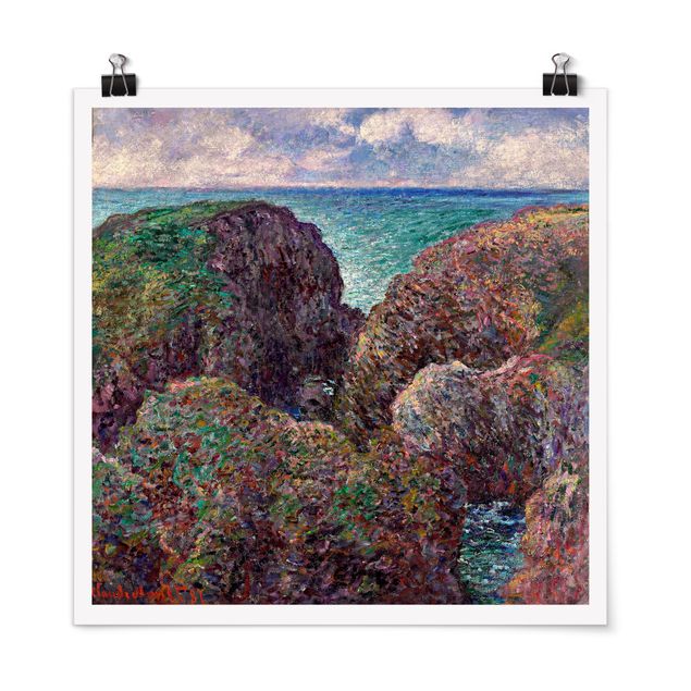 Quadri paesaggistici Claude Monet - Gruppo di rocce a Port-Goulphar