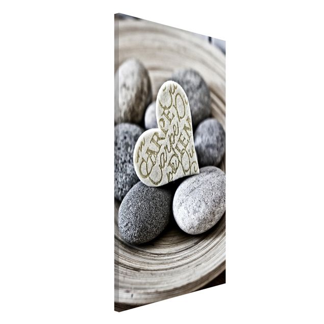 Lavagne magnetiche effetto pietra Cuore Carpe Diem con pietre