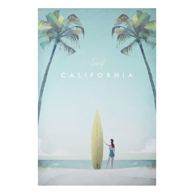 Quadri con paesaggio Poster di viaggio - California