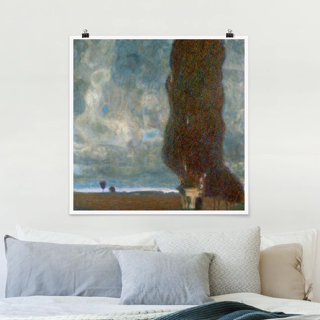 Quadro paesaggio Gustav Klimt - Il grande pioppo II