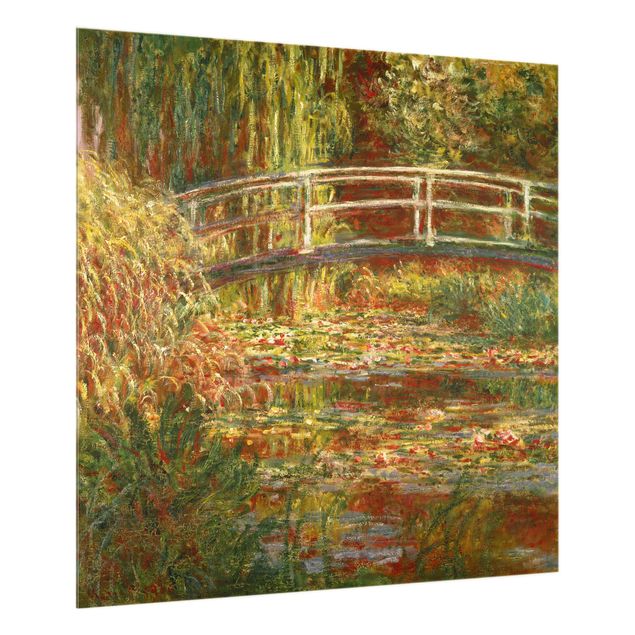 Quadri impressionisti Claude Monet - Stagno di ninfee e ponte giapponese (Armonia in rosa)