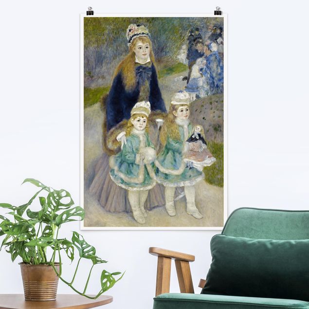 Riproduzioni quadri famosi Auguste Renoir - Madre e figli (La passeggiata)