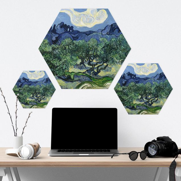 Riproduzioni quadri famosi Vincent Van Gogh - Alberi di ulivo