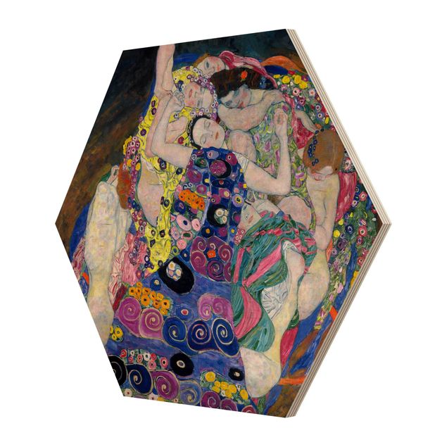 Stampe su legno Gustav Klimt - La Vergine