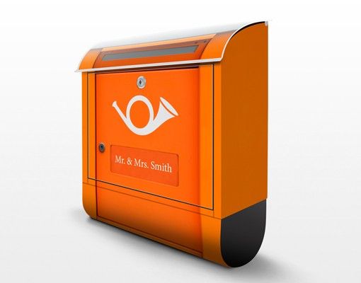 Cassette della posta arancioni In Europa