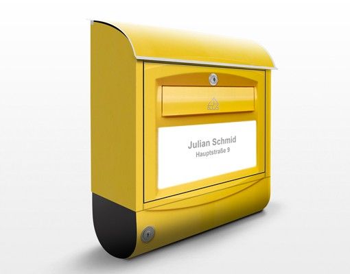 Cassette della posta con testo personalizzato In Svizzera